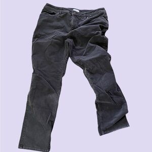 Five Pocket Lexington Straight Five-Pocket Gray Corduroy Jeans